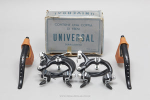 Universal Model 125 / Model 300 Black Edition NOS/NIB Vintage Brake Set - Pedal Pedlar - Buy New Old Stock Bike Parts