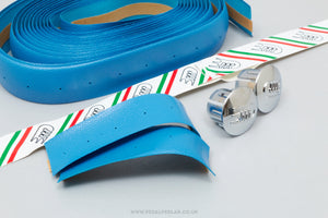 3TTT 3 Ribbon NOS/NIB Vintage Blue Vinyl Handlebar Tape - Pedal Pedlar - Buy New Old Stock Bike Parts