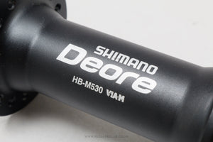 Shimano Deore (HB-M530) Black NOS Classic 32h Front Hub - Pedal Pedlar - Buy New Old Stock Bike Parts