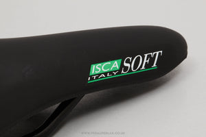 Iscaselle Isca Soft (Mod. 08 Lady) NOS Classic Black Saddle - Pedal Pedlar - Buy New Old Stock Bike Parts