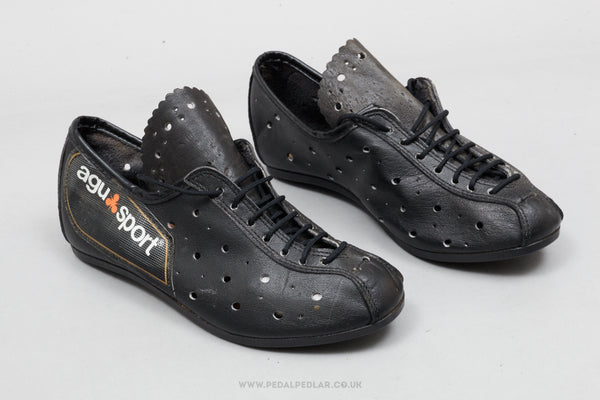 agu fahrradschuhe Sport NOS/NIB Vintage Size EU 32 Leather Road Cycling Shoes IKEA Schuhregal SKOSTALL Schuhorganizer e-Bike / Mountainbike color:Mattes Weiß Grau Blau (Graue Brille)