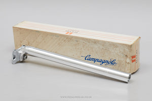 Campagnolo Euclid 1st Gen Silver NOS/NIB Vintage 25.0 mm Seatpost - Pedal Pedlar - Buy New Old Stock Bike Parts