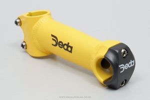 Deda Elementi Lynx Yellow NOS/NIB Classic 120 mm 1" A-Head Stem - Pedal Pedlar - Buy New Old Stock Bike Parts