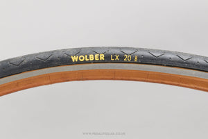 Wolber LX Black/Gum NOS Vintage 700 x 20c Tyres - Pedal Pedlar - Buy New Old Stock Bike Parts