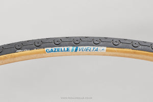 Gazelle Vuelta Black/Skin NOS Vintage 700 x 20c Tyres - Pedal Pedlar - Buy New Old Stock Bike Parts