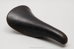 Selle San Marco Concor Supercorsa Vintage Black Leather Saddle - Pedal Pedlar - Bike Parts For Sale