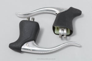 Saccon Silver NOS Vintage Non-Aero Drop Bar Brake Levers - Pedal Pedlar - Buy New Old Stock Bike Parts