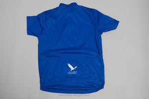 Alex Athletics Blue Short Sleeve Vintage Cycling Jersey