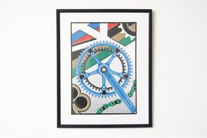 Drive / Colnago - Limited Letterpress Print by Edward Tuckwell - Pedal Pedlar
 - 1