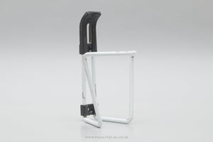 Jet Vintage White Aluminium Bottle Cage / Holder - Pedal Pedlar - Cycle Accessories For Sale