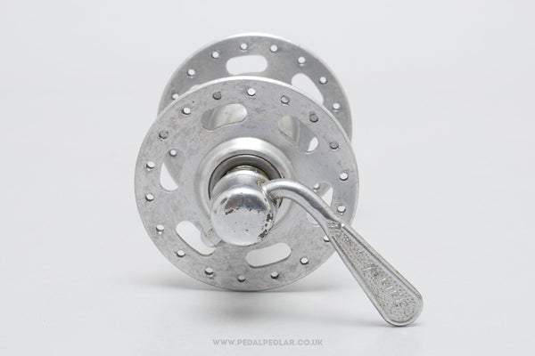 Moyeu Avant Maillard 700 – 36 Trous – 100mm – Aluminium – Vintage – Fabriqué En France