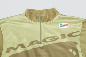 MagicGuanto Magic Bici Green Small Vintage Cycling Jersey - Pedal Pedlar - Clothing For Sale