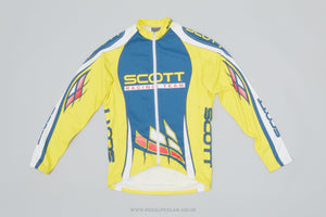 Scott Racing Team MTB Large Classic Long Sleeved Cycling Jersey - Pedal Pedlar - Clothing For Sale