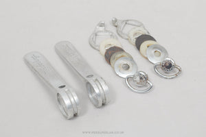 Campagnolo Triomphe (0118042 / 0118043) Vintage Braze-On Downtube Shifters - Pedal Pedlar - Bike Parts For Sale