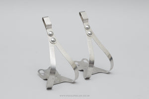 Sakae/Ringyo (SR) SP12 Size M Vintage Aero Steel Toe Clips / Cages - Pedal Pedlar - Bike Parts For Sale