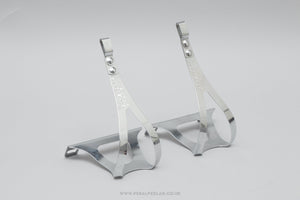Christophe 33 / 336 'Special' New Logo Size M/L Vintage Wide Platform Steel Toe Clips / Cages - Pedal Pedlar - Bike Parts For Sale