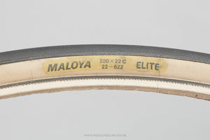 Maloya Elite Black/Tan Vintage 700 x 22c Road Tyre - Pedal Pedlar - Bike Parts For Sale