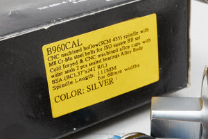 Neco B960CAL NOS/NIB Classic English 111 mm ISO Bottom Bracket - Pedal Pedlar - Buy New Old Stock Bike Parts