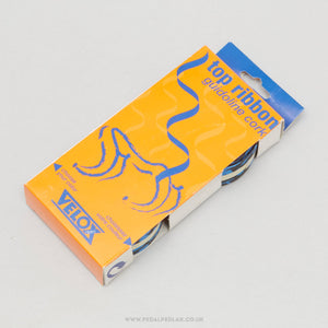Velox Top Ribbon NOS/NIB Classic Blue/Black Cork Handlebar Tape - Pedal Pedlar - Buy New Old Stock Bike Parts