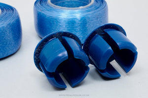 Ciclolinea 'Cello' Style NOS Vintage Blue Smooth Handlebar Tape - Pedal Pedlar - Buy New Old Stock Bike Parts