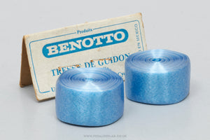 Benotto Celo-Cinta Professionale 'Cello' NOS/NIB Vintage Light Blue Smooth Handlebar Tape - Pedal Pedlar - Buy New Old Stock Bike Parts