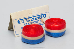 Benotto Celo-Cinta Professionale 'Cello' NOS/NIB Vintage French Flag Smooth Handlebar Tape - Pedal Pedlar - Buy New Old Stock Bike Parts