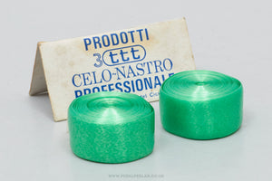 3TTT Celo-Nastro Professionale 'Cello' NOS/NIB Vintage Green Smooth Handlebar Tape - Pedal Pedlar - Buy New Old Stock Bike Parts