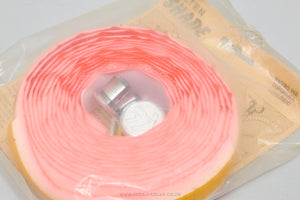 Ciclolinea Pelten Shade NOS/NIB Vintage Neon Pink/White Vinyl Handlebar Tape - Pedal Pedlar - Buy New Old Stock Bike Parts