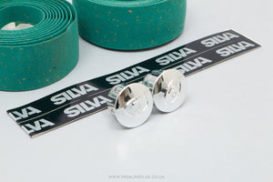 Silva NOS/NIB Classic Dark Green Cork Handlebar Tape - Pedal Pedlar - Buy New Old Stock Bike Parts