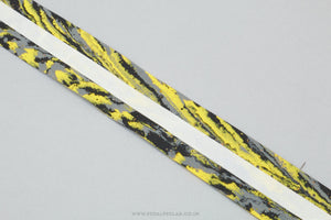 3TTT Ribbon Splash NOS/NIB Classic Yellow Camo Cork Handlebar Tape - Pedal Pedlar - Buy New Old Stock Bike Parts