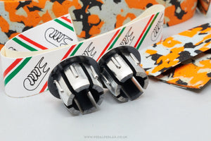 3TTT Ribbon Splash NOS/NIB Classic Orange Camo Cork Handlebar Tape - Pedal Pedlar - Buy New Old Stock Bike Parts
