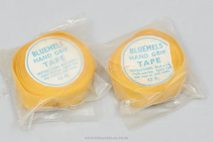 Bluemels NOS Vintage Yellow Vinyl Handlebar Tape - Pedal Pedlar - Buy New Old Stock Bike Parts