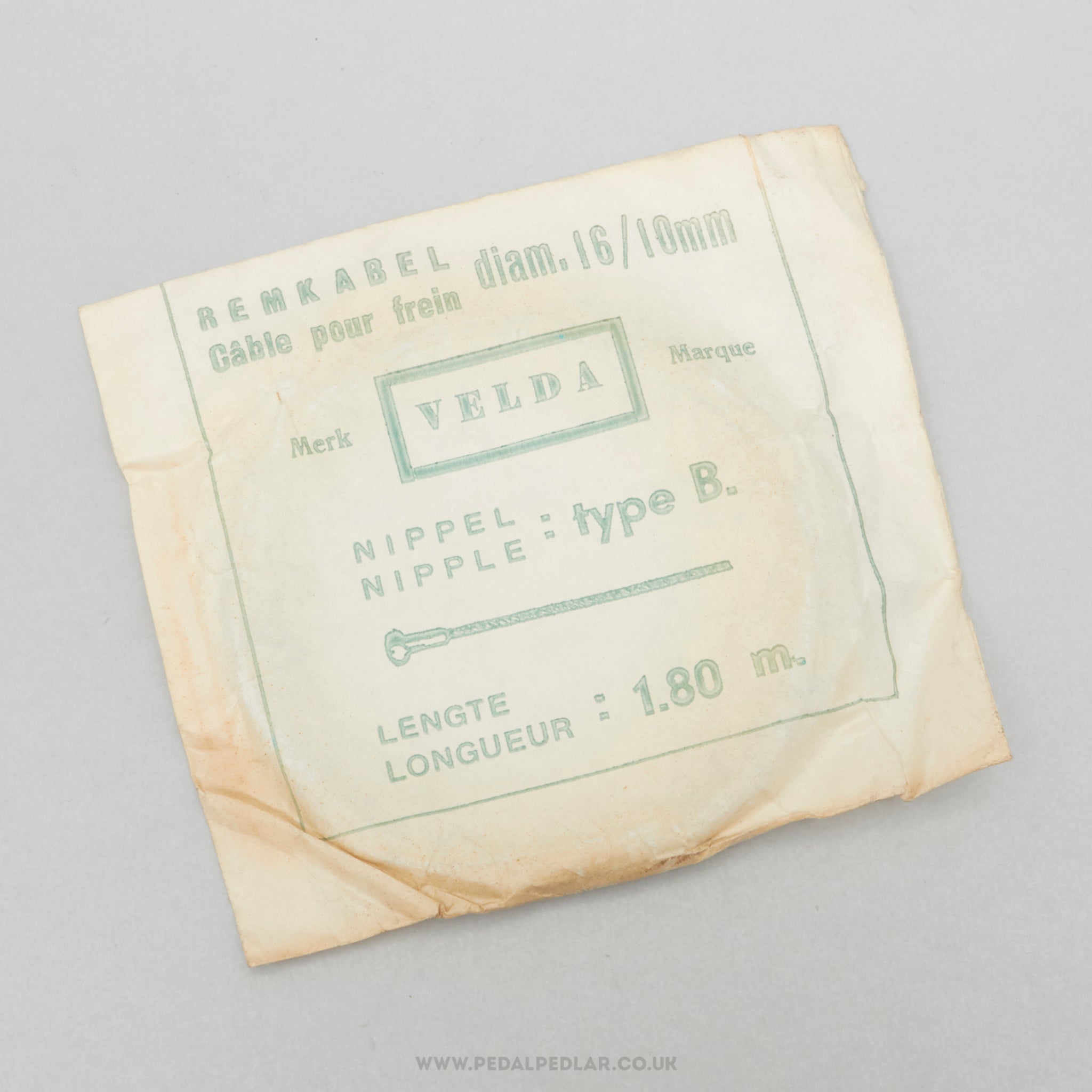 Velda Mafac Type B NOS/NIB Vintage Road Brake Cable Inner - Pedal Pedlar - Buy New Old Stock Bike Parts