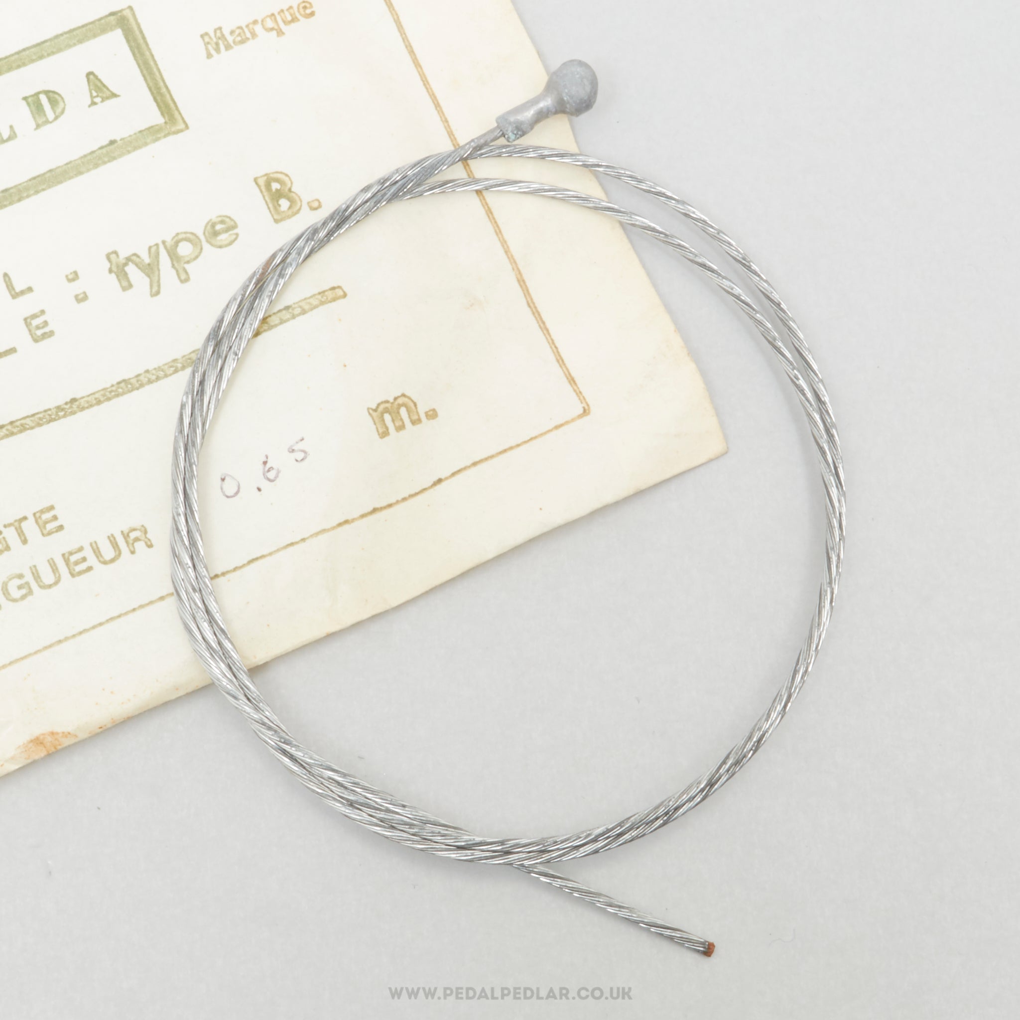 Velda Mafac Type B NOS/NIB Vintage Front Road Brake Cable Inner - Pedal Pedlar - Buy New Old Stock Bike Parts
