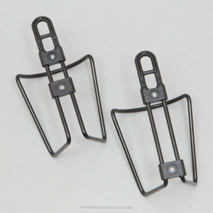 Roto Alloy NOS Vintage Black Bottle Cages - Pedal Pedlar - Buy New Old Stock Cycle Accessories