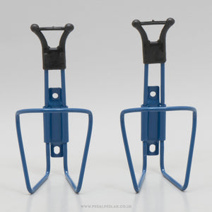 Vintage TA Style NOS Blue Bottle Cages - Pedal Pedlar - Buy New Old Stock Cycle Accessories