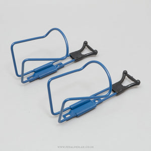 Vintage TA Style NOS Blue Bottle Cages - Pedal Pedlar - Buy New Old Stock Cycle Accessories