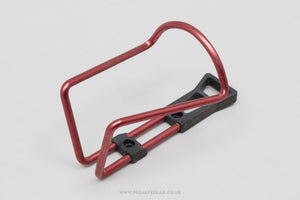 Vintage NOS Red Anodised Bottle Cage - Pedal Pedlar - Buy New Old Stock Cycle Accessories