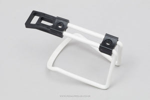 Simpla Alu-Star Elite Style NOS Classic White Bottle Cage - Pedal Pedlar - Buy New Old Stock Cycle Accessories