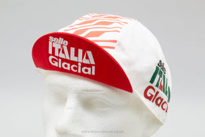 Santini Team Gaseosas Glacial - Selle Italia c.1996 NOS Classic Italian Cotton Cycling Cap - Pedal Pedlar - Buy New Old Stock Clothing