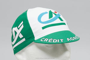 Credit Agricole NOS Classic Cotton Cycling Cap - Pedal Pedlar - Buy New Old Stock Clothing