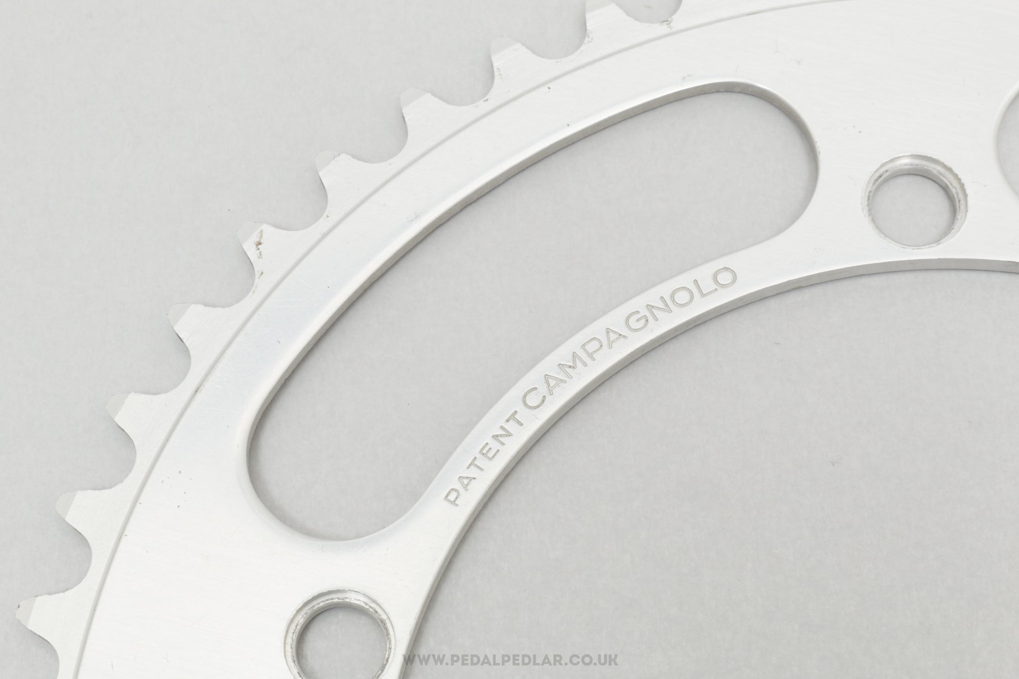 Campagnolo Nuovo Record (753/A) 'Patent' NOS Vintage 52T 144 BCD Outer Chainring - Pedal Pedlar - Buy New Old Stock Bike Parts