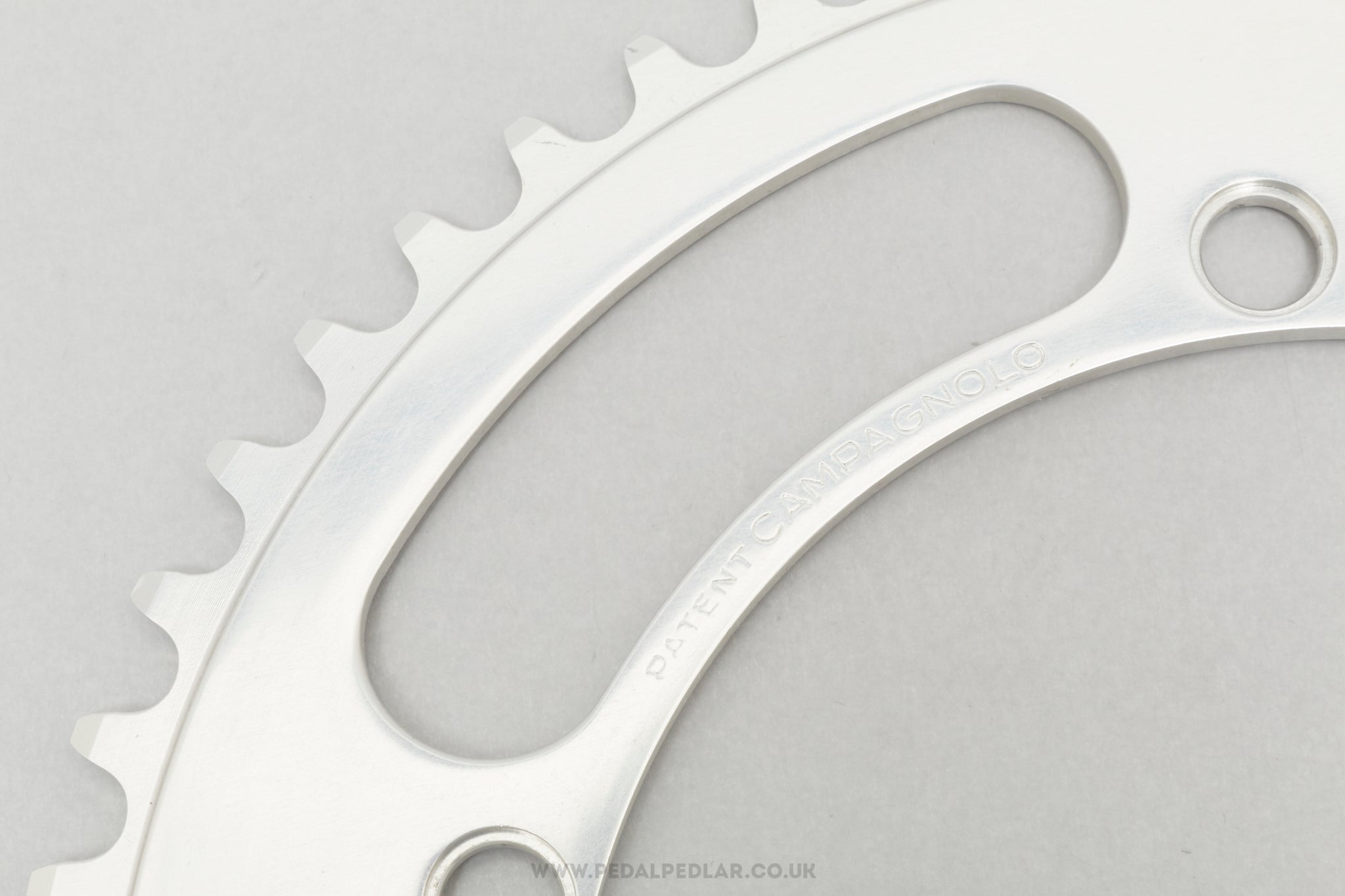 Campagnolo Nuovo Record (753/A) 'Patent' NOS Vintage 53T 144 BCD Outer Chainring - Pedal Pedlar - Buy New Old Stock Bike Parts