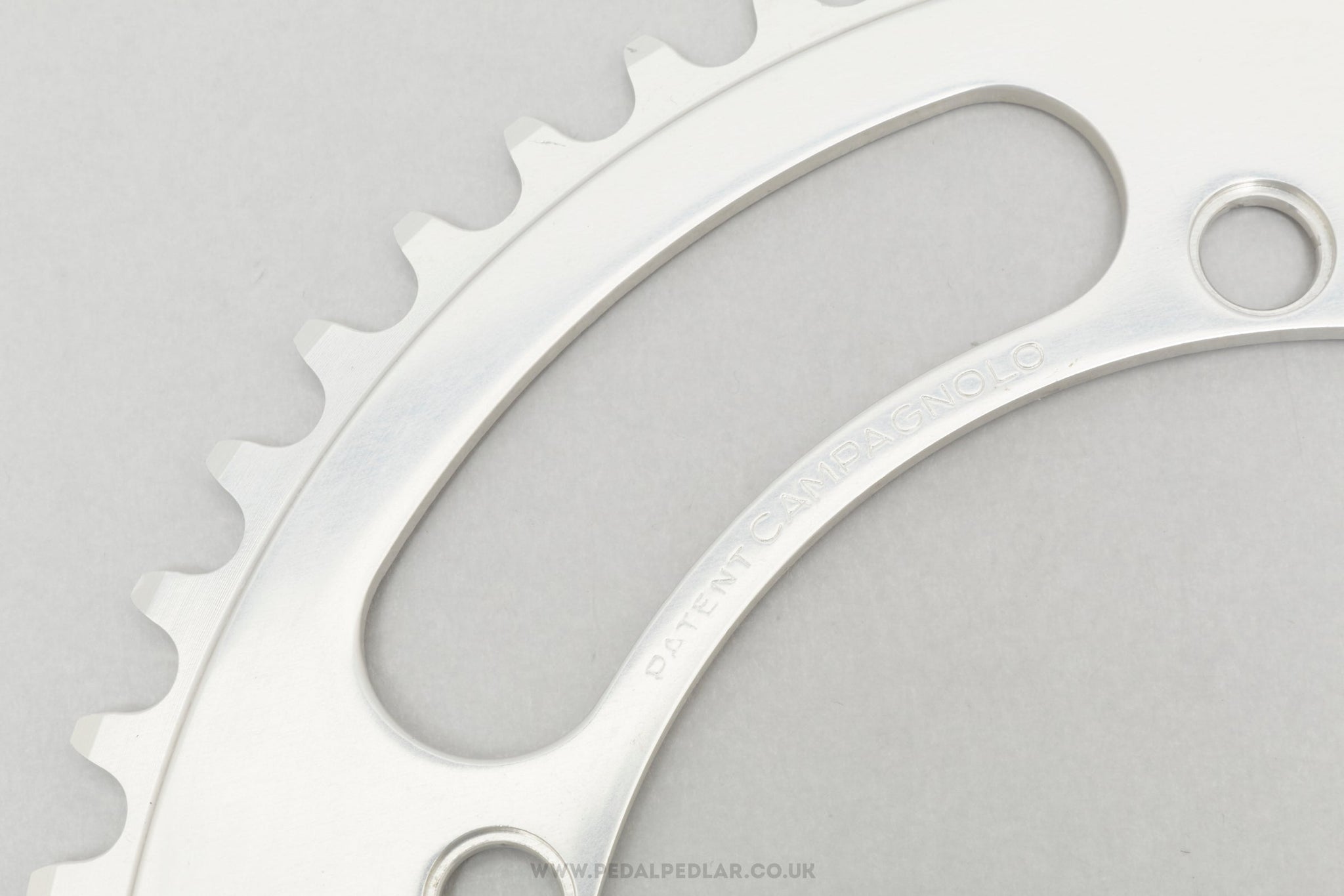 Campagnolo Nuovo Record (753/A) 'Patent' NOS Vintage 53T 144 BCD Outer Chainring - Pedal Pedlar - Buy New Old Stock Bike Parts