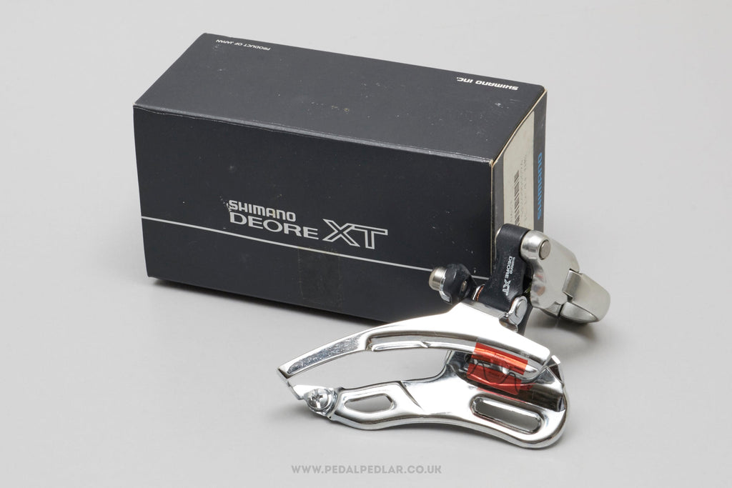 パーツ Shimano DEORE XT FD-M737 MTB ATB Vintage Shimano Deore XT FD-M737 Front Derailleur 34.9mm Clamp