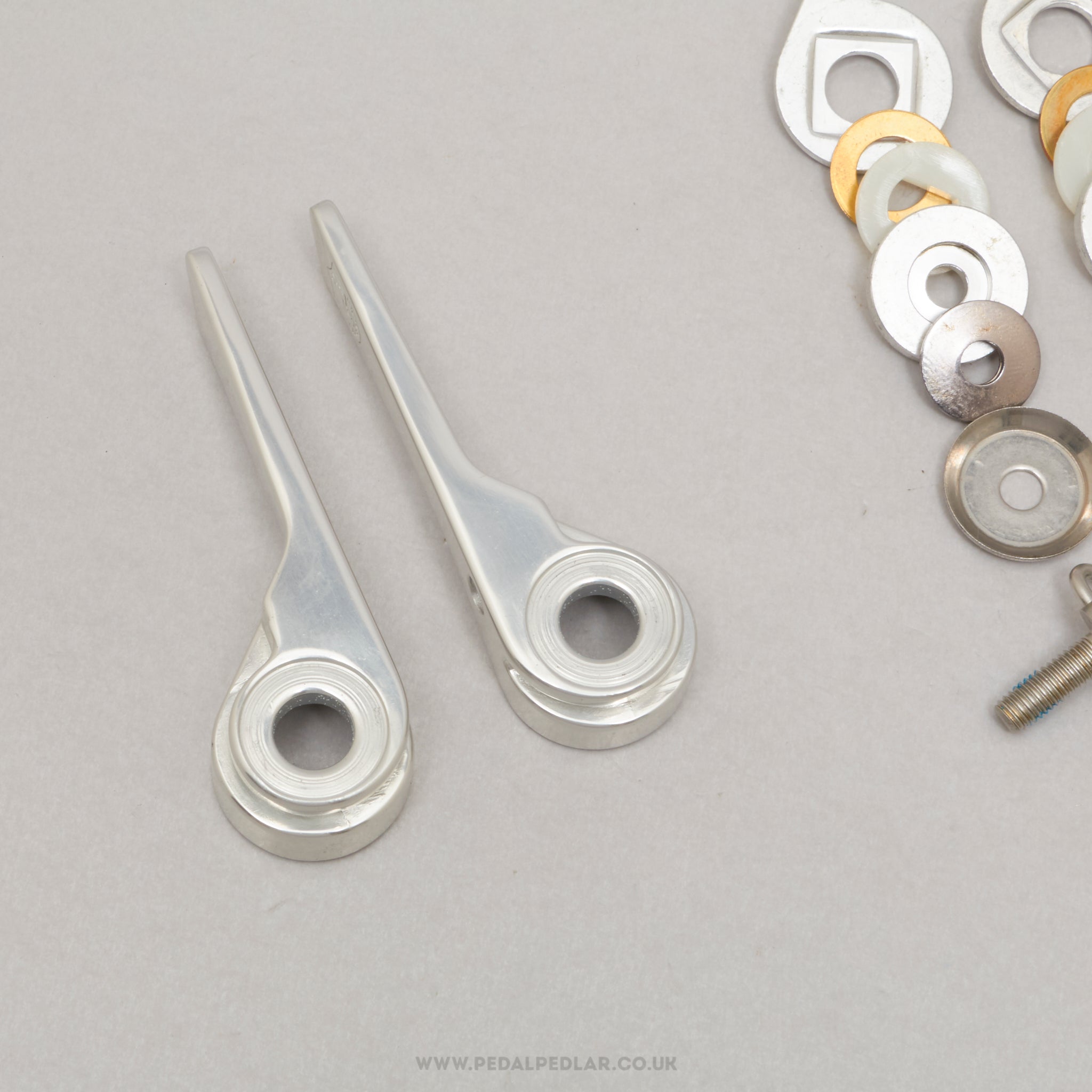 Campagnolo C-Record (0118071 / 0118072) 1st Gen NOS/NIB Vintage Braze-On Downtube Shifters - Pedal Pedlar - Buy New Old Stock Bike Parts