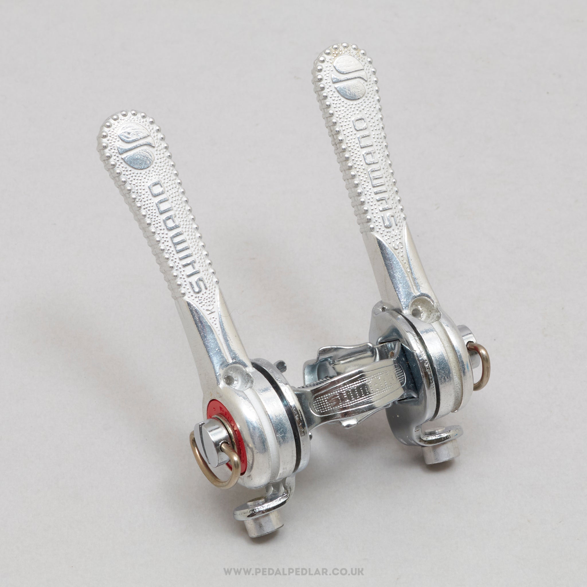 Shimano 600 / Titlist / Tourney (LB-100) Almi Lever NOS/NIB Vintage Clamp-On Downtube Shifters - Pedal Pedlar - Buy New Old Stock Bike Parts