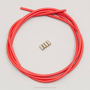 Vintage NOS Red Brake Cable Housing - Pedal Pedlar - Buy New Old Stock Bike Parts