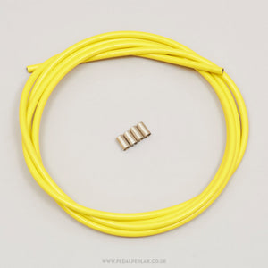 Vintage NOS Yellow Brake Cable Housing - Pedal Pedlar - Buy New Old Stock Bike Parts
