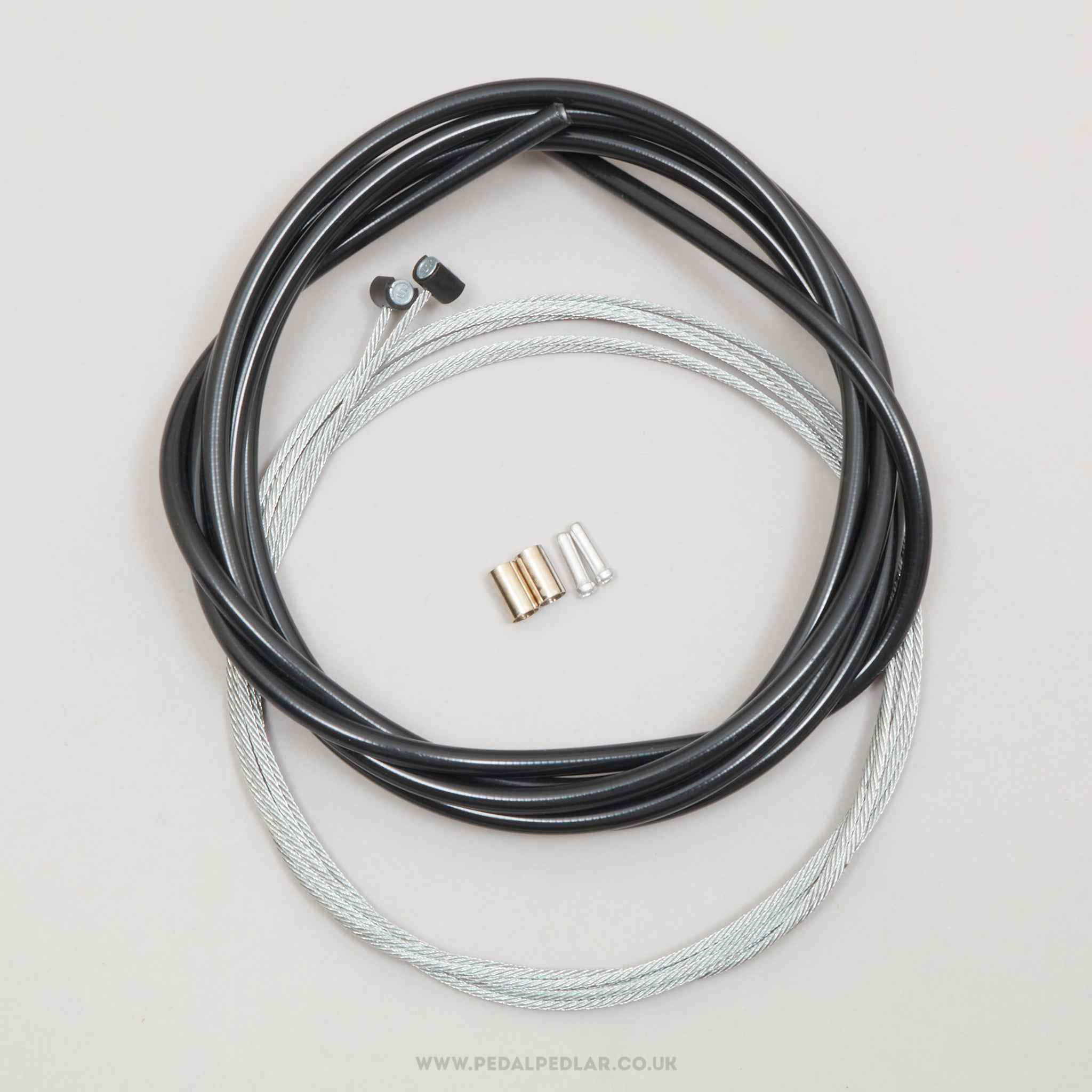 Shimano Deore XT Oversized 2 mm NOS Vintage Black MTB Brake Cable Set - Pedal Pedlar - Buy New Old Stock Bike Parts